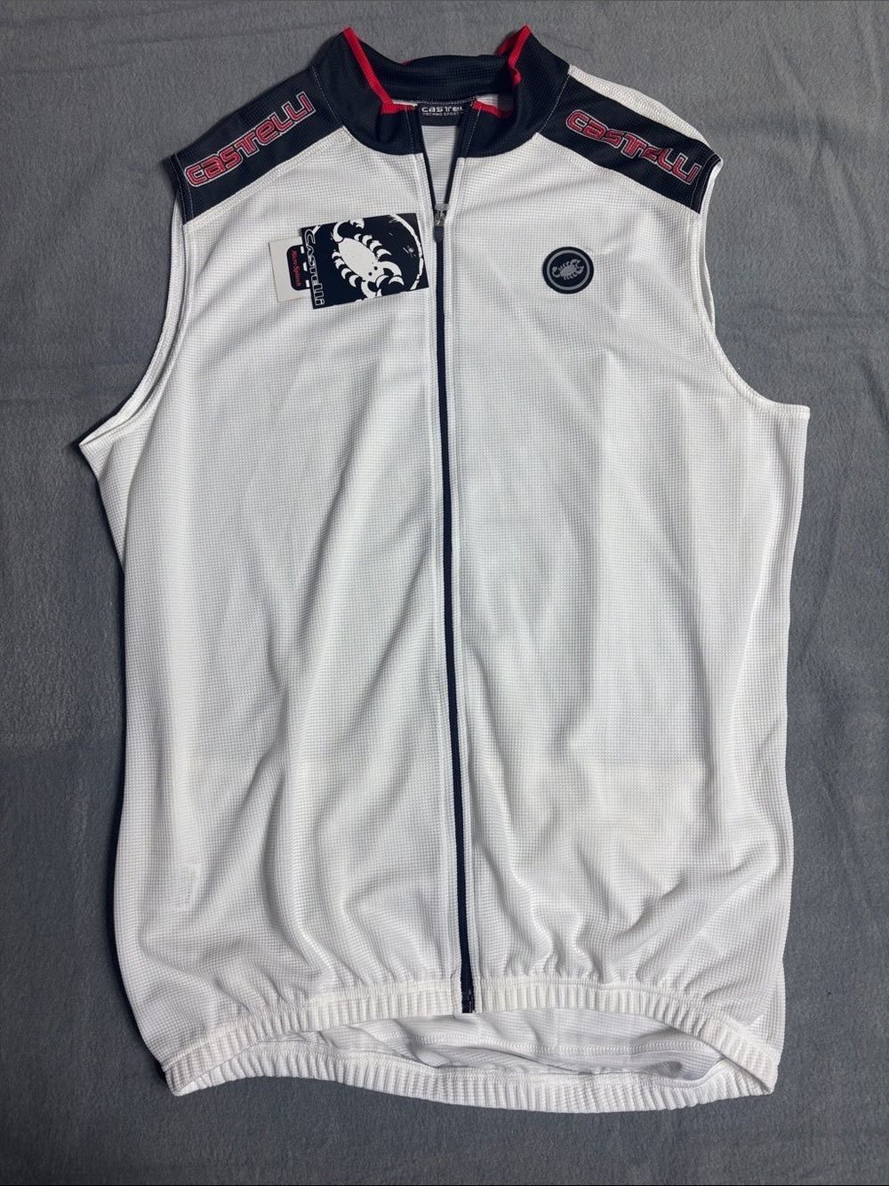 Castelli Retro Sleeveless Textured Mesh Cycling Vest